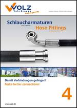 Volz: Hose tails & ferrules made of 316TI stainless steel